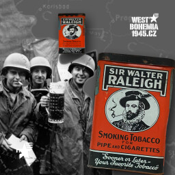 Originální tabáková krabička SIR WALTER RALEIGH